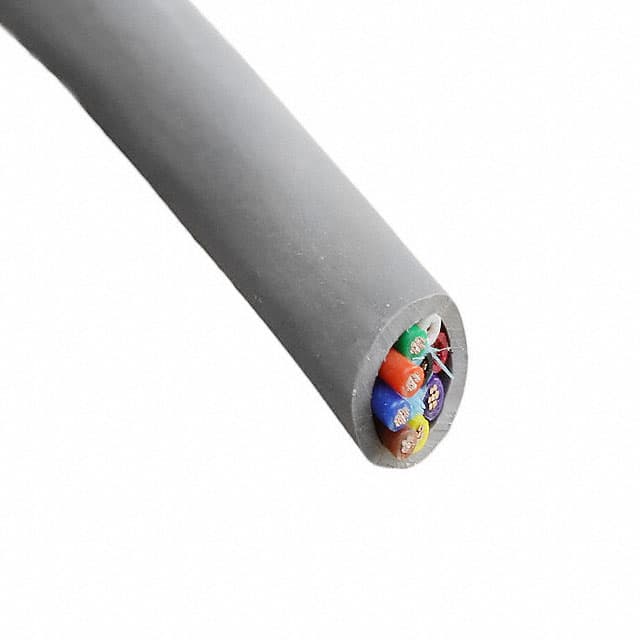 Alpha Wire 3489C SL001 | Communication-Control-Industrial-Cable, 9 Conductor, 28 AWG, Foil Braid, PVC Jacket, FPP Insulation, 0.245 Jacket Diameter, 0.035 Jacket Thickness