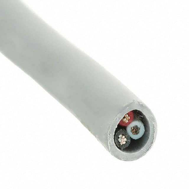 Alpha Wire 5383C SL001 | 3 Conductor Multi-Conductor Cable Slate 18 AWG Foil 1000.0' (304.8m)