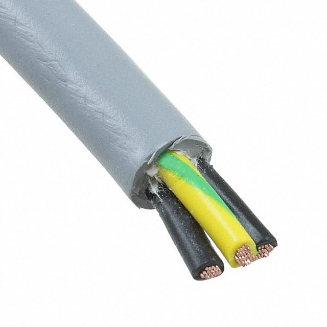 Alpha Wire 80033 SL005 | 3 Conductor Multi-Conductor Cable Slate 18 AWG 100.0' (30.5m)