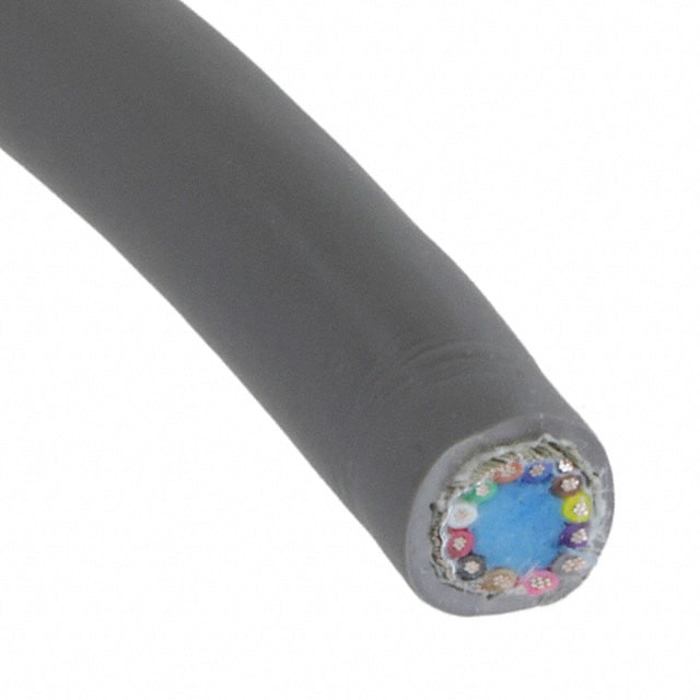 Alpha Wire 86112CY SL001 | 12 Conductor Multi-Conductor Cable Slate 26 AWG Foil, Braid 1000.0' (304.8m)