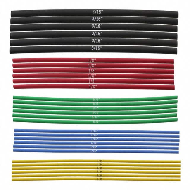 Alpha Wire F221MS/1 BK032 | Heat Shrink Kit 2 to 1 Black