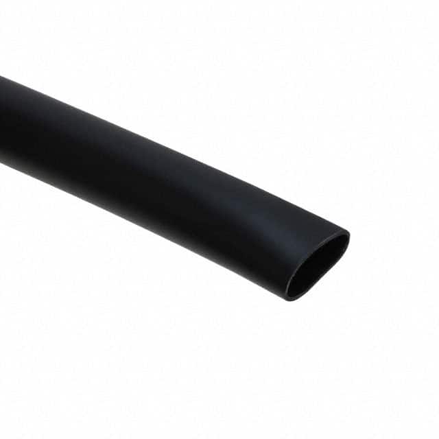 Alpha Wire P1050 BK003 | Black Poly-Vinyl Chloride (PVC) Smooth Solid Tubing 0.325" (8.26mm) 250' (76.20m)