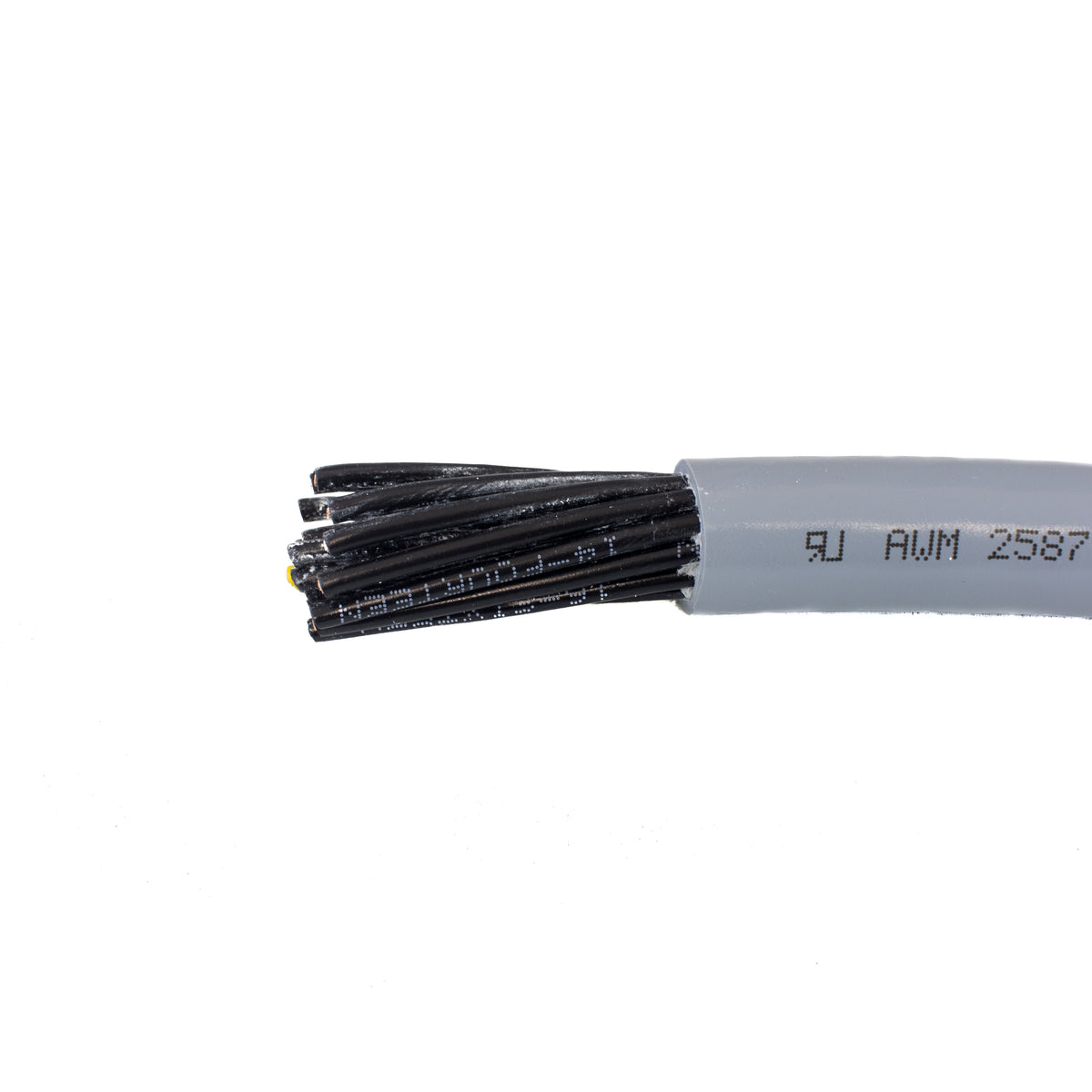 Alpha Wire 65825 SL001 | Xtra-Guard-Performance-Cable, 25 Conductor, 18 AWG, Unshielded, 600 V, PVC Jacket, PVC Insulation, 0.666 Jacket Diameter, 0.05 Jacket Thickness, 16/30 Stranding