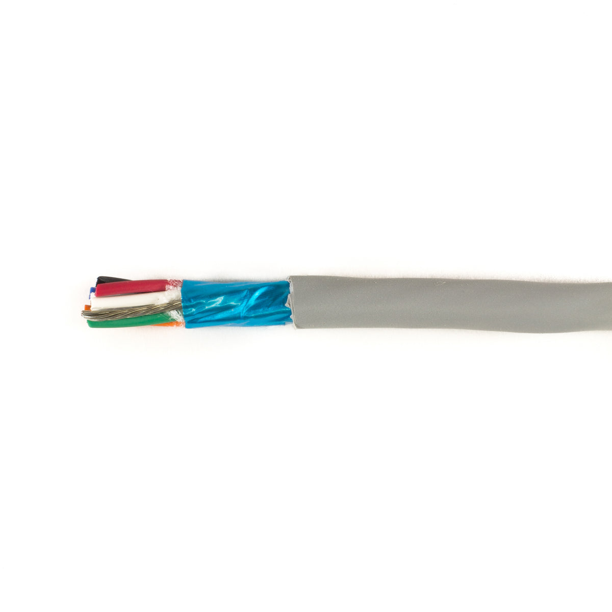 Alpha Wire 78144 SL001 | Multiconductor Cable, ECOCABLE Mini, ECOGEN, 20 AWG, 4 Conductors, 300 V, MPPE (modified polyphenylene ether thermoplastic), Foil Shield