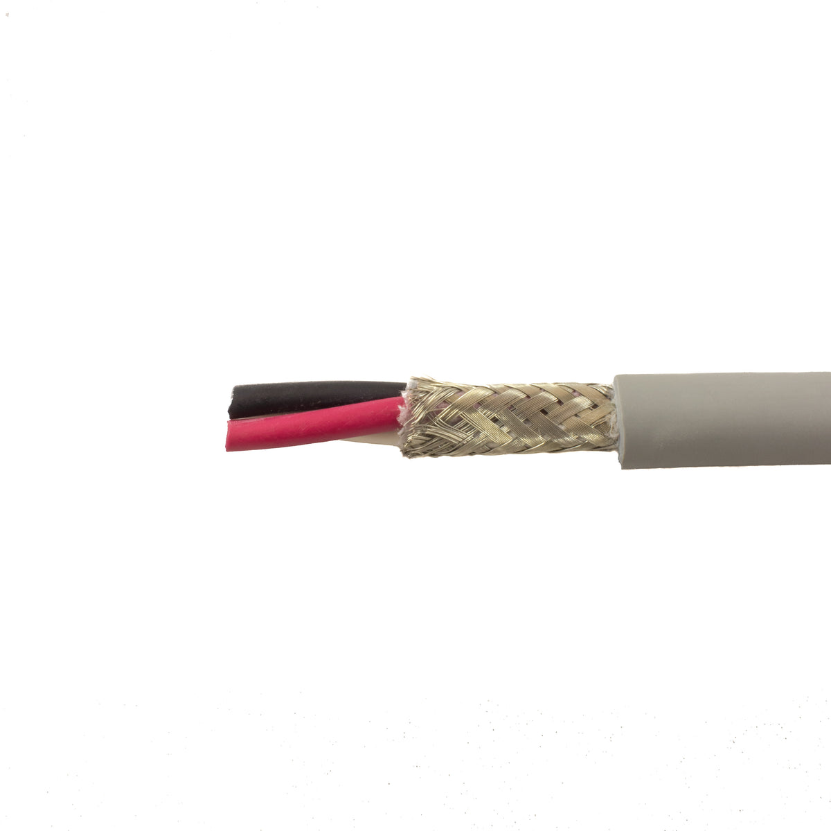 Alpha Wire 79111 SL001 | ECOFLEX, 18AWG, 4 Conductor, (16/30) Stranding, Braid, MPPE, 1000 FT, Slate