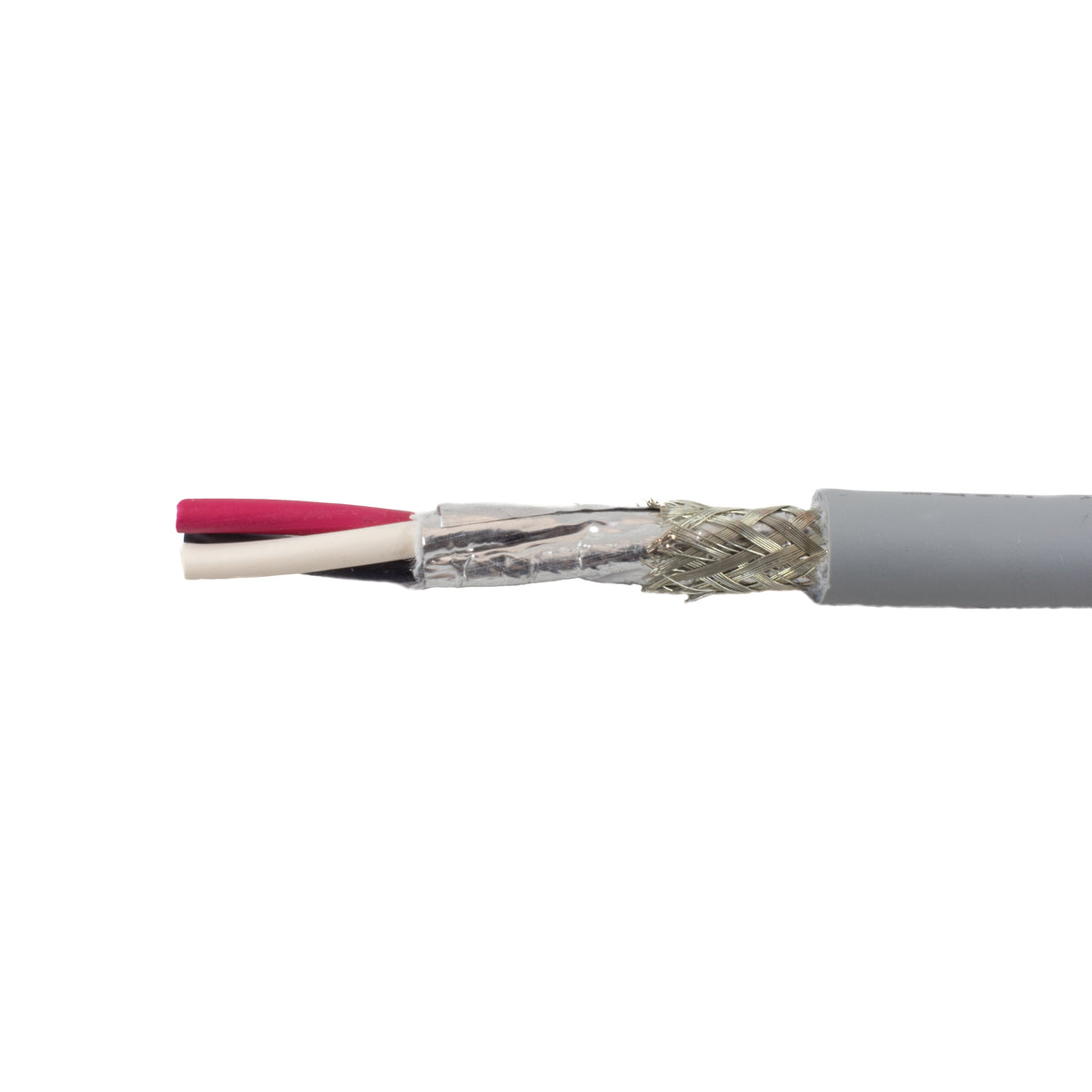Alpha Wire 79203 SL001 | ECOFLEX, 20AWG, 4 Conductor, (10/30) Stranding, SupraShield (Premium Foil/Braid), MPPE, 1000 FT, Slate