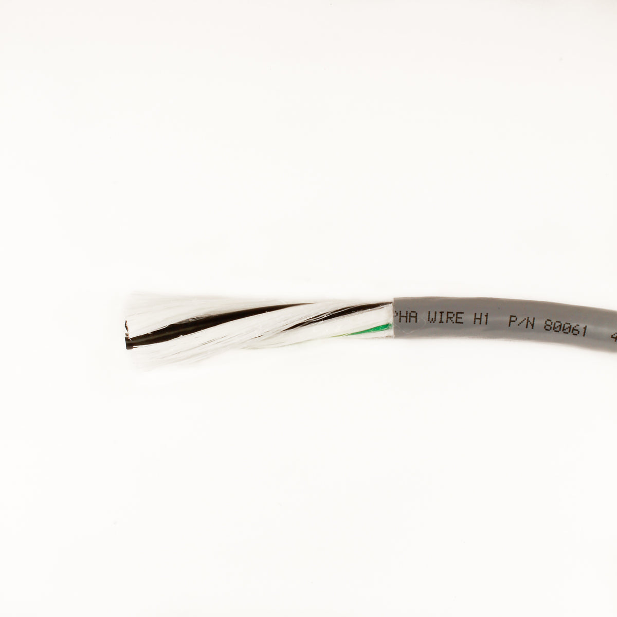 Alpha Wire 80061 SL005 | 4 Conductor Multi-Conductor Cable Slate 12 AWG 100.0' (30.5m)