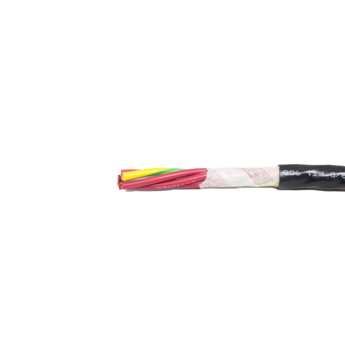 Alpha Wire 852205 BK001 | COMPOSITE CABLE, 22 AWG - 5 CONDUCTOR STRANDED BC PVC INSUL, NO SHIELDED PVC JACKET BLACK, XTRAGUARD FLEX