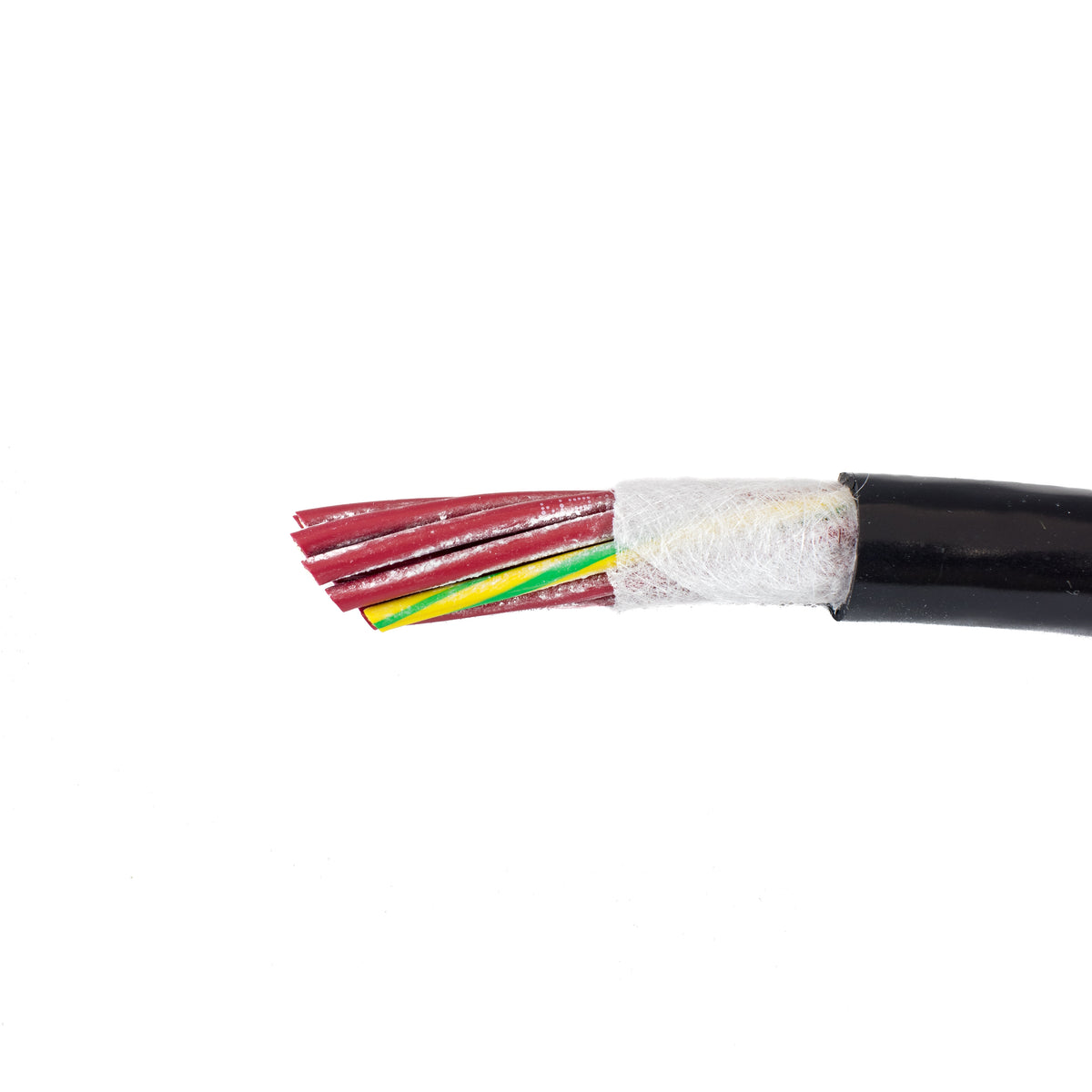 Alpha Wire 85603 BK001 | Xtra-Guard-Performance-Cable, 3 Conductor, 16 AWG, Unshielded, 600 V, PVC Jacket, PVC Insulation, 0.331 Jacket Diameter, 0.035 Jacket Thickness, 168/7x24/38 Stranding