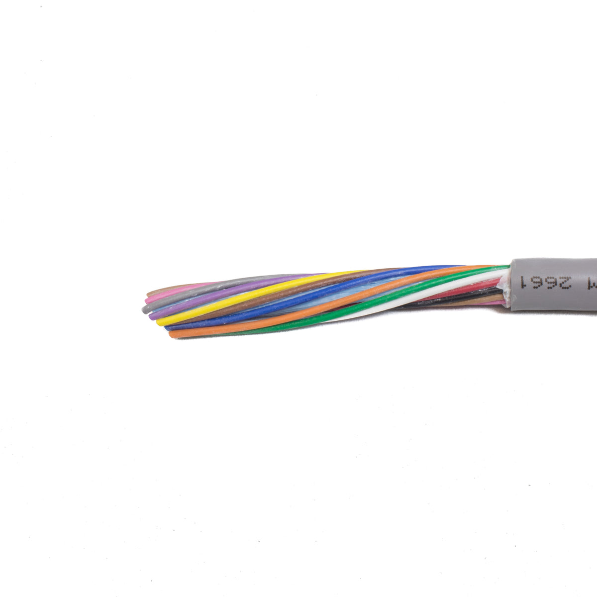 Alpha Wire 86302 SL001 | XTRA-GUARD FLEX Cable, 22AWG, 2 Conductor, (19/34) Stranding, Unshielded, PVC, 1000 FT, Slate