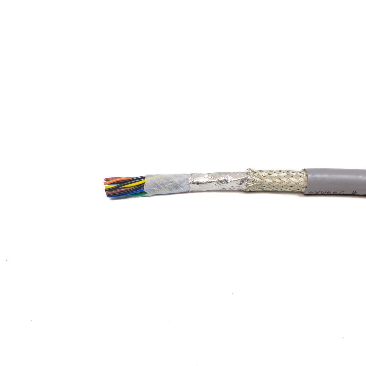Alpha Wire 86604CY SL001 | 8 (4 Pair Twisted) Conductor Multi-Pair Cable Slate 24 AWG Foil, Braid 1000.0' (304.8m)