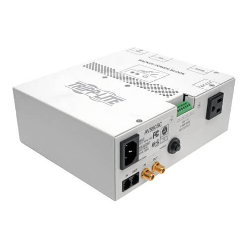 Tripp-Lite AV550SC | 550VA Audio/Video Backup Power Block - Exclusive UPS Protection for Structured Wiring Enclosure
