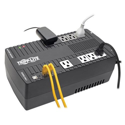 Tripp-Lite AVR650UM | 650VA 325W Line-Interactive UPS - 8 NEMA 5-15R Outlets, AVR, 120V, 50/60 Hz, USB, Desktop/Wall Mount