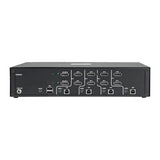 Tripp-Lite B002-DP2A4 | Secure KVM Switch, Dual Monitor, DisplayPort to DisplayPort - 4-Port, 4K, NIAP PP3.0 Certified, Audio, TAA