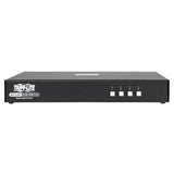 Tripp-Lite B002-DV1AC4 | Secure KVM Switch, DVI to DVI - 4-Port, NIAP PP3.0 Certified, Audio, CAC Support, Single Monitor, TAA