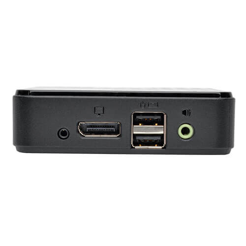 Tripp-Lite B004-DP2UA2-K | 2-Port DisplayPort KVM Switch 4K 60 Hz with Audio, Cables and USB Peripheral Sharing