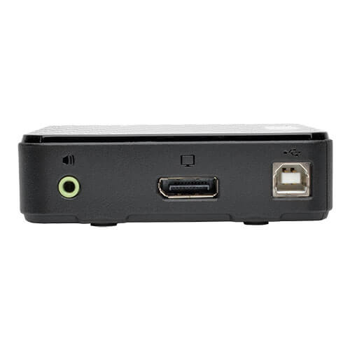 Tripp-Lite B004-DP2UA2-K | 2-Port DisplayPort KVM Switch 4K 60 Hz with Audio, Cables and USB Peripheral Sharing