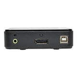 Tripp-Lite B004-DP2UA2-K | 2-Port DisplayPort KVM Switch 4K 60 Hz with Audio, Cables and USB Peripheral Sharing