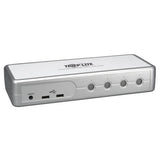 Tripp-Lite B004-DUA4-K-R | 4-Port DVI/USB KVM Switch with Audio and Cables