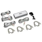 Tripp-Lite B004-DUA4-K-R | 4-Port DVI/USB KVM Switch with Audio and Cables