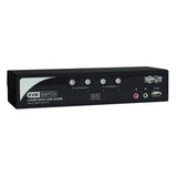 Tripp-Lite B006-VUA4-K-R | 4-Port KVM Switch with Audio, OSD and Peripheral Sharing