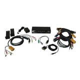 Tripp-Lite B006-VUA4-K-R | 4-Port KVM Switch with Audio, OSD and Peripheral Sharing