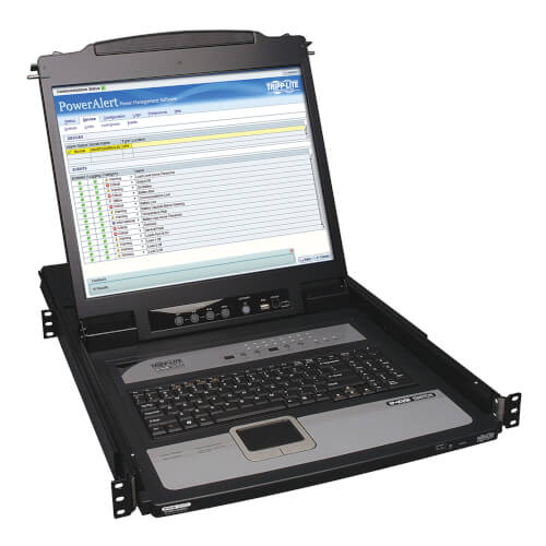 Tripp-Lite B020-U16-19-IP | NetDirector 16-Port 1U Rack-Mount Console IP KVM Switch with 19 in. LCD