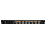 Tripp-Lite B020-U16-19-K | NetDirector 16-Port 1U Rack-Mount Console KVM Switch with 19-in. LCD + 8 PS2/USB Combo Cables