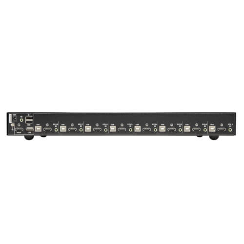 Tripp-Lite B024-HU08 | 8-Port HDMI/USB KVM Switch with Audio/Video and USB Peripheral Sharing, 1U Rack-Mount