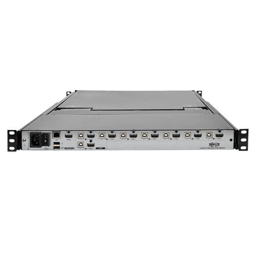 Tripp-Lite B030-008-17-IP | NetDirector 8-Port 1U Rack-Mount Console HDMI KVM Switch with 17 in. LCD and IP Remote Access, Dual Rail
