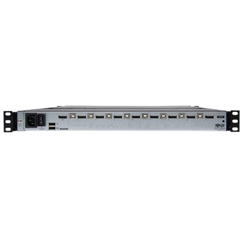 Tripp-Lite B030-DP08-17D | 8-Port NetDirector DisplayPort KVM Switch Console with 17 in. LCD, Dual Rail, 1U Rack-Mount
