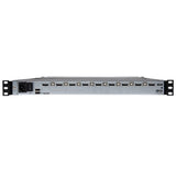 Tripp-Lite B030-DP08-17D | 8-Port NetDirector DisplayPort KVM Switch Console with 17 in. LCD, Dual Rail, 1U Rack-Mount