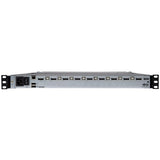 Tripp-Lite B030-DP08-17DIP | NetDirector 8-Port DisplayPort KVM Switch Console with 17 in. LCD, IP Remote Access, Dual Rail, 1U Rack-Mount