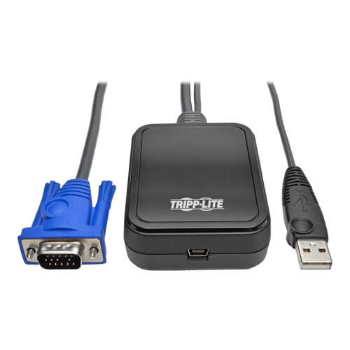 Tripp-Lite B032-VU1 | KVM Console to USB 2.0 Portable Laptop Crash Cart Adapter with File Transfer and Video Capture, 1920 x 1200 @ 60 Hz