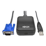 Tripp-Lite B032-VU1 | KVM Console to USB 2.0 Portable Laptop Crash Cart Adapter with File Transfer and Video Capture, 1920 x 1200 @ 60 Hz
