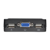Tripp-Lite B032-VUA2 | 2-Port USB/VGA Cable KVM Switch with Audio, Cables and USB Peripheral Sharing