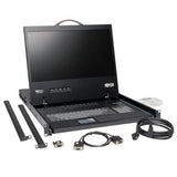 Tripp-Lite B040-008-19 | NetController 8-Port 1U Rack-Mount Console KVM Switch with 19-in. LCD