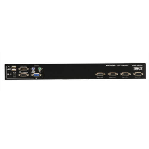 Tripp-Lite B042-004 | 4-Port 1U Rack-Mount USB/PS2 KVM Switch with On-Screen Display