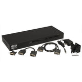 Tripp-Lite B042-004 | 4-Port 1U Rack-Mount USB/PS2 KVM Switch with On-Screen Display