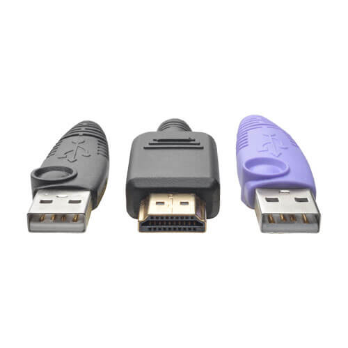 Tripp-Lite B055-001-UHD | NetDirector HDMI USB Server Interface Unit with Virtual Media and CAC Support (B064-IPG Series), USB and HDMI