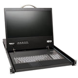 Tripp-Lite B070-008-19-IP | NetCommander 8-Port Cat5 KVM over IP Switch - 19 in. LCD, 1 Remote + 1 Local User, 1U Rack-Mount