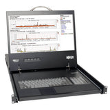Tripp-Lite B070-016-19 | NetCommander 16-Port Cat5 1U Rack-Mount Console KVM Switch with 19-in. LCD