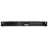 Tripp-Lite B070-016-19-IP | NetCommander 16-Port Cat5 KVM over IP Switch - 19 in. LCD, 1 Remote + 1 Local User, 1U Rack-Mount