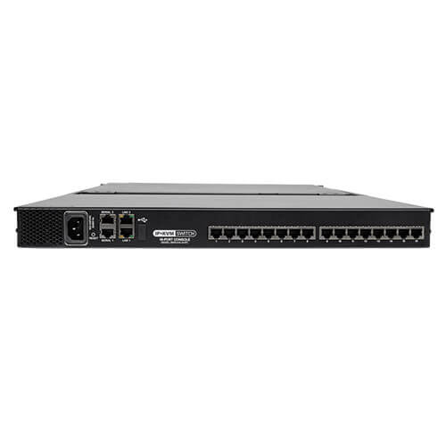 Tripp-Lite B070-016-19-IP2 | NetCommander 16-Port Cat5 KVM over IP Switch - 19 in. LCD, 2 Remote + 1 Local User, 1U Rack-Mount