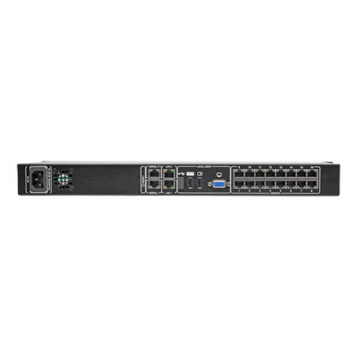 Tripp-Lite B072-016-1-IP | NetCommander 16-Port Cat5 KVM over IP Switch - 1 Remote + 1 Local User, 1U Rack-Mount