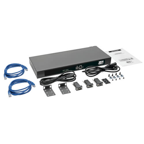 Tripp-Lite B097-048 | 48-Port Console Server, USB Ports (2) - Dual GbE NIC, 4 Gb Flash, Desktop/1U Rack, TAA