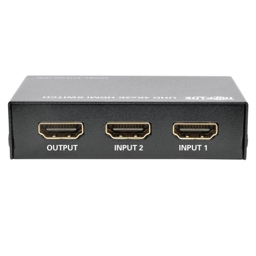 Tripp-Lite B119-002-UHD | 2-Port HDMI Switch with Remote Control - 4K @ 60 Hz, 4:4:4, HDR, 3D, HDCP 2.2, EDID