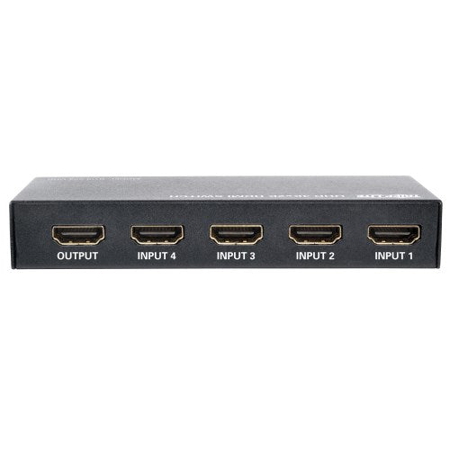 Tripp-Lite B119-004-UHD | 4-Port HDMI Switch with Remote Control - 4K 60 Hz, UHD, 4:4:4, HDR, 3D