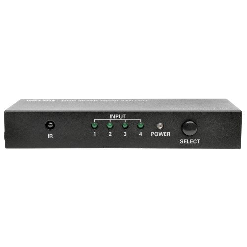 Tripp-Lite B119-004-UHD | 4-Port HDMI Switch with Remote Control - 4K 60 Hz, UHD, 4:4:4, HDR, 3D