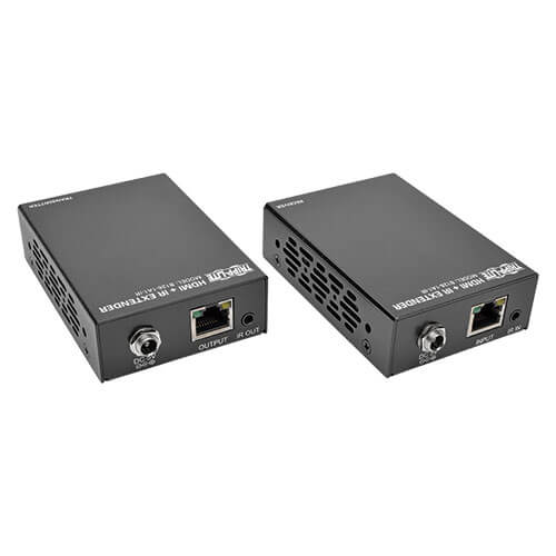 Tripp-Lite B126-1A1-IR | HDMI over Cat5/6 Extender Kit, Box-Style Transmitter/Receiver for Video/Audio, IR, Up to 125 ft. (38 m), TAA